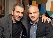Ο Αντώνης Μεταξάς, εμπορικός διευθυντής της «Δάφνη Επικοινωνίες», και ο Γιάννης Σταθακόπουλος, γενικός διευθυντής Audiotex.