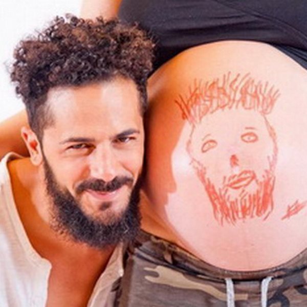 Η Ελληνίδα celebrity φωτογραφίζεται με τον σύντροφό της λίγο πριν γεννήσει