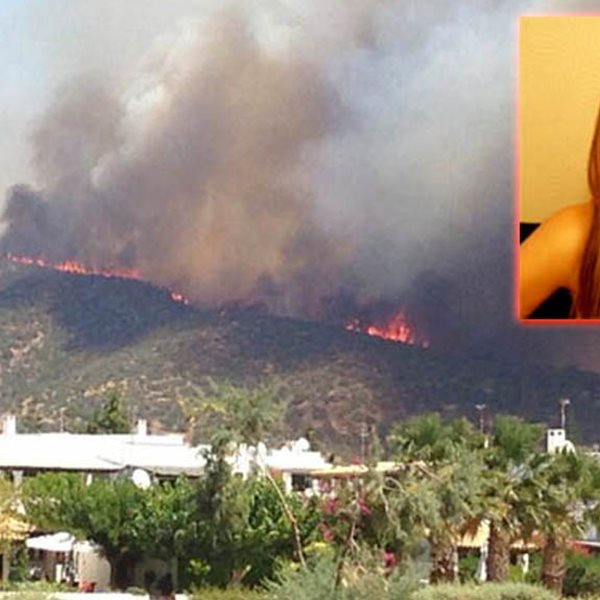 Η Έλλη Κοκκίνου "μεταδίδει"... για τη φωτιά που ξέσπασε κοντά στην Ερμιόνη (Φωτογραφίες)