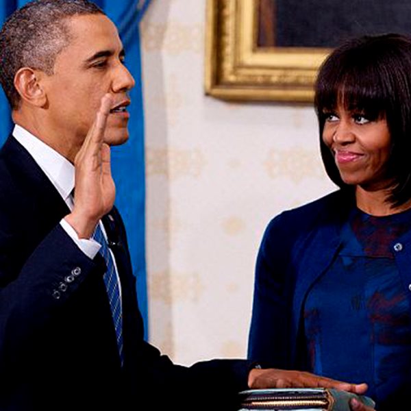 Στην ορκωμοσία του Barack Obama για την Προεδρία της Αμερικής τις εντυπώσεις έκλεψε το χτένισμα και το παλιό φόρεμα της Michelle!