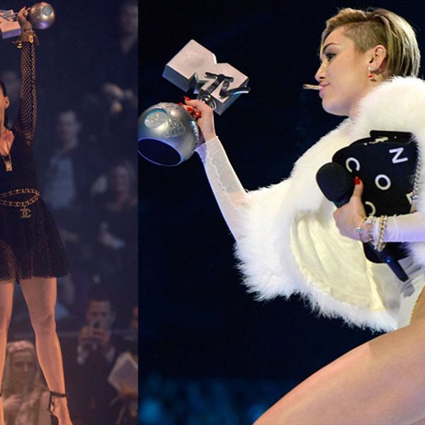 MTV EMA 2013: Το ύποπτο στριφτό της Miley Cyrus επί σκηνής και τα βραβεία της Katy Perry