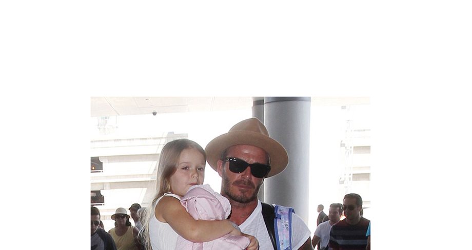 David Beckham: Οικογενειακώς στο αεροδρόμιο! 