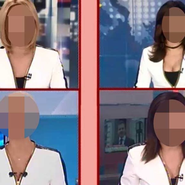 Τέσσερις παρουσιάστριες ειδήσεων εμφανίστηκαν με το ίδιο σακάκι
