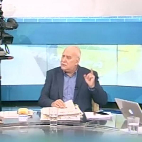 Γιώργος Παπαδάκης: Το "άδειασμα" στον Αρναούτογλου οn air "Αγοράκι μου, θα ΄χες πιεί" - VIDEO 