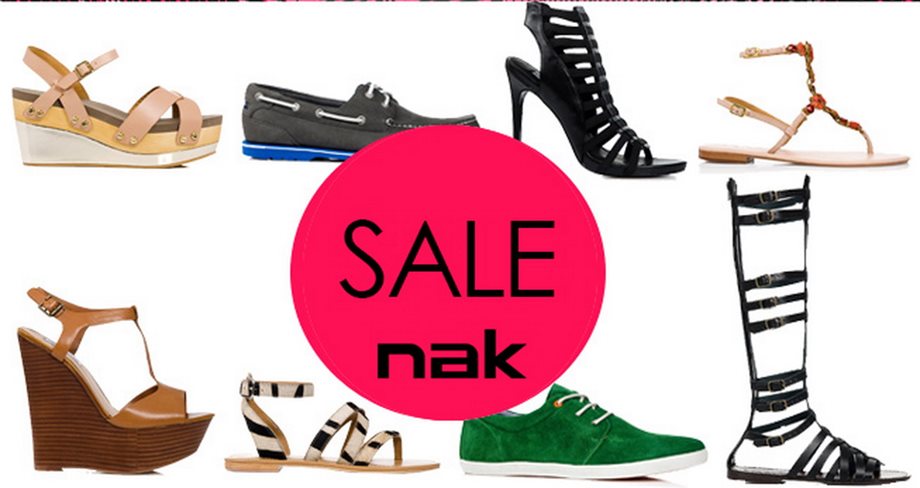 Καλοκαιρινές εκπτώσεις στη Nak shoes