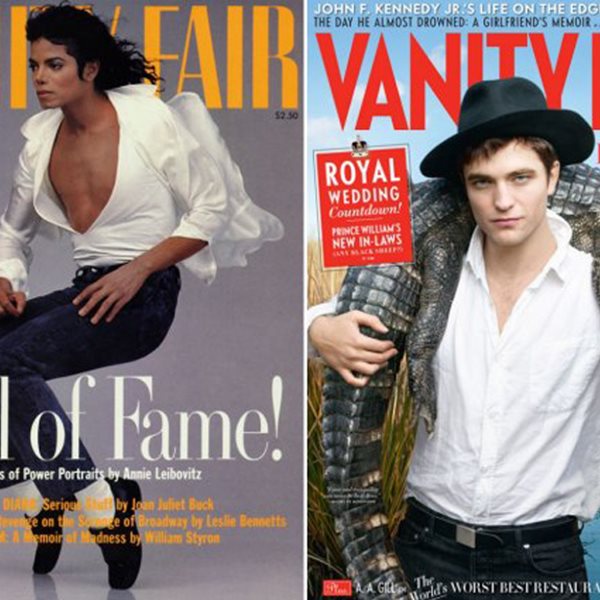 Ο νεκρός Michael Jackson κέρδισε τον Robert Pattinson στο διαγωνισμό για το καλύτερο εξώφυλλο του Vanity Fair