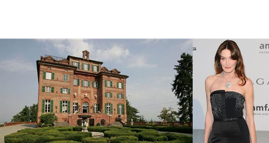 Carla Bruni: Δείτε το παλάτι της στο Τορίνο!
