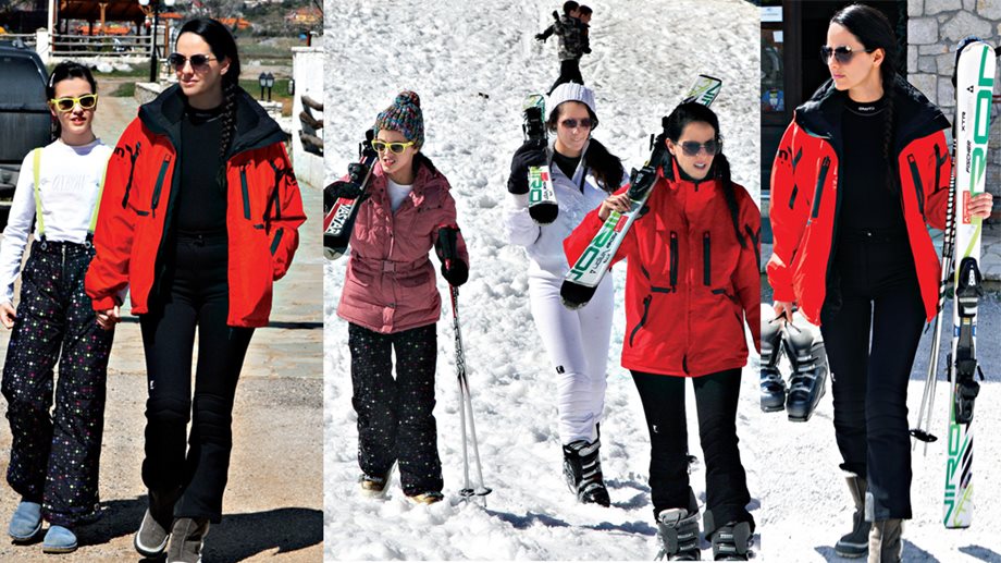 Εύη Αδάμ: Στην Αράχοβα για σκι με τις κόρες της. Δείτε φωτογραφίες