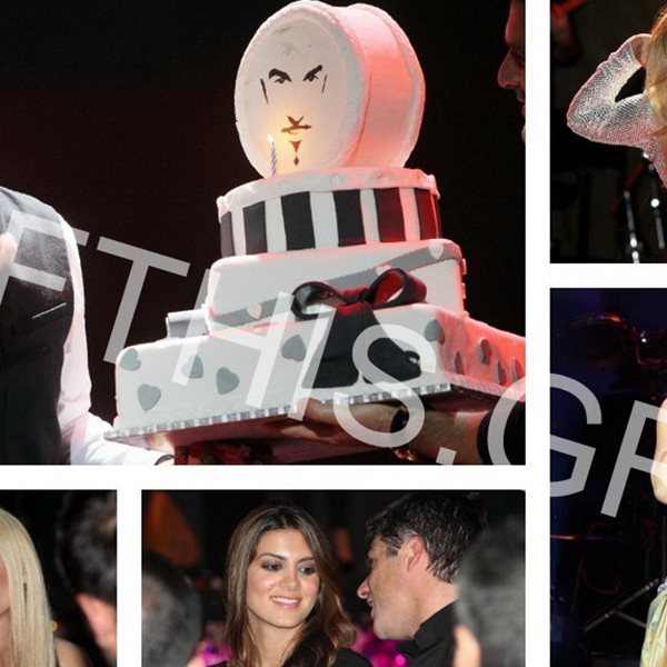 Ποιοι celebrities βρέθηκαν στην πρεμιέρα του Νότη Σφακιανάκη και του ευχήθηκαν "Happy Birthday". Η τούρτα και οι αφιερώσεις (Φωτογραφίες)