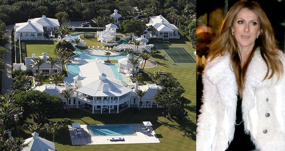 Η έπαυλη της Celine Dion στη Florida είναι βγαλμένη από παραμύθι