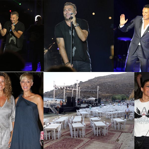 Αντώνης Ρέμος: Πλούσιο φωτογραφικό υλικό από τη μεγάλη του συναυλία στη Μύκονο