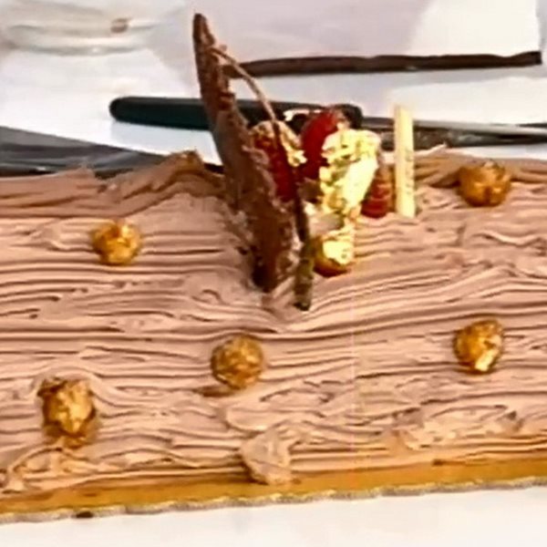 Σοκολατένιος κορμός με κρέμα κάστανο από τον Διονύση Αλέρτα (video)