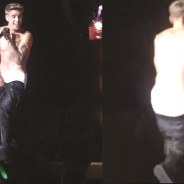 Έπεσε το παντελόνι του Justin Bieber στη σκηνή και οι θαυμάστριες έπαθαν αμόκ! (Video)