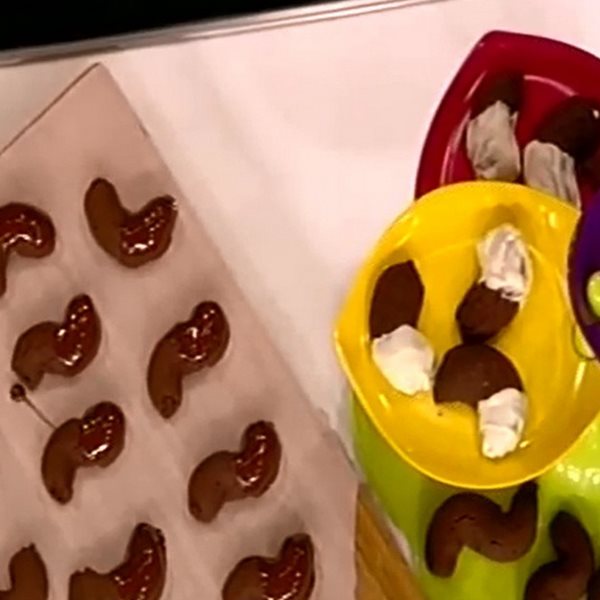 Σοκολατένιοι κουραμπιέδες από την Αργυρώ Μπαρμπαρίγου (Video)