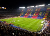 To γήπεδο της ποδοσφαιρικής ομάδας FC Barcelona, Camp Nou.