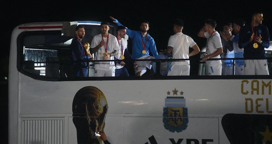 Μουντιάλ 2022: Παραλίγο τραγωδία για τον Μέσι και άλλους 4 ποδοσφαιριστές της Αργεντινής στην πομπή στο Μπουένος Άιρες (Βίντεο)