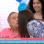 Ανδρέας Μικρούτσικος: Η on air έκπληξη για τα γενέθλια του από την σύντροφό του, Έλενα και την κόρη της  