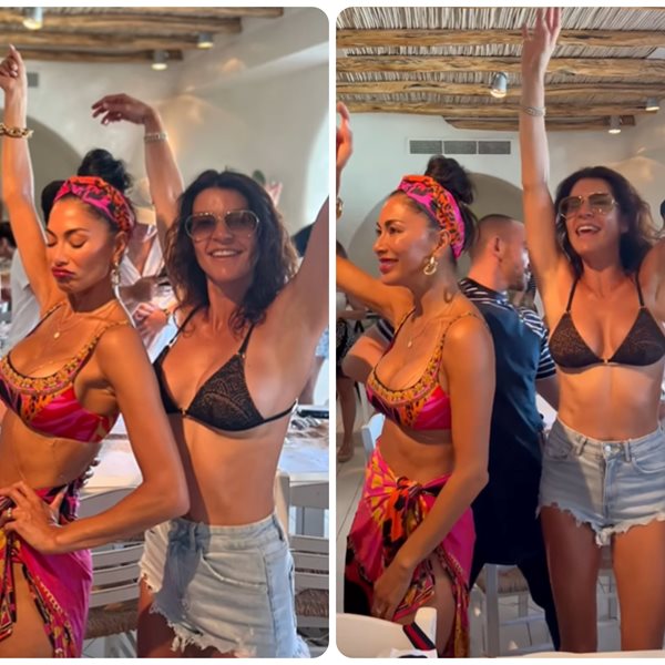 Nicole Scherzinger: Χόρεψε ξέφρενα στη Μύκονο με την Μαρίνα Βερνίκου και το βίντεο έγινε viral στα διεθνή μέσα
