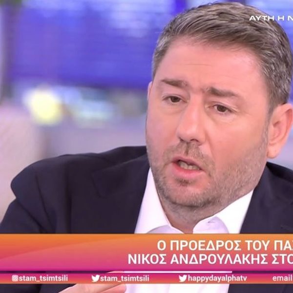 Νίκος Ανδρουλάκης για Ελένη Χρονοπούλου: "Ντροπή που διέρρευσαν το όνομά της. Καταλαβαίνω γιατί έγινε"