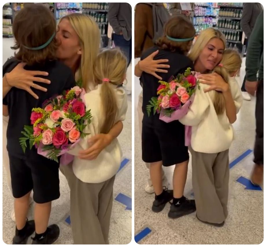 Όλγα Πηλιάκη: Η συγκινητική στιγμή που τα παιδιά της & ο Στέλιος Χανταμπάκης την υποδέχονται στο αεροδρόμιο μετά το Survivor
