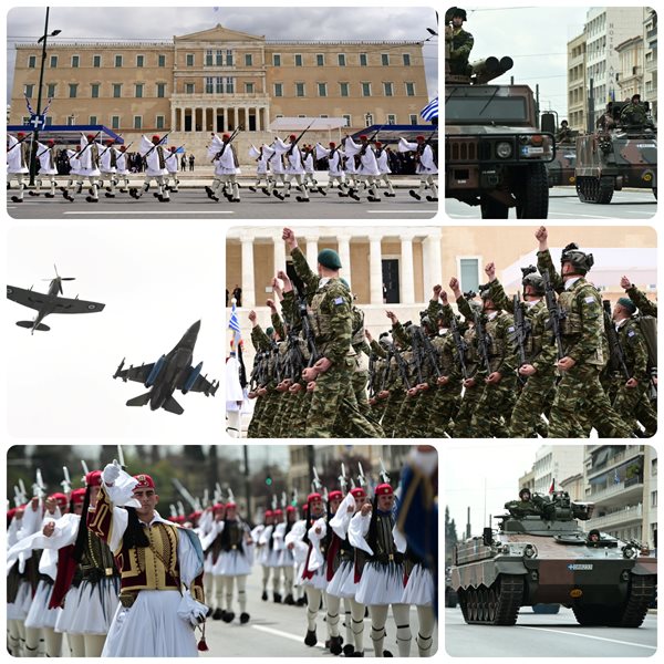 25η Μαρτίου: Μεγαλειώδης η στρατιωτική παρέλαση στην Αθήνα (Φωτογραφίες) 