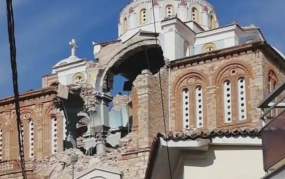 Σεισμός 6,7 ρίχτερ στην Σάμο: Κατέρρευσε τμήμα εκκλησίας – Τουλάχιστον 4 τραυματίες