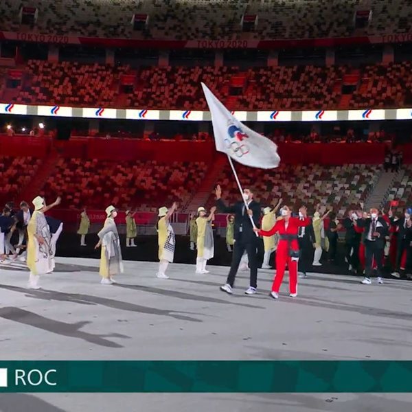 Ολυμπιακοί Αγώνες: Η είσοδος της Ρωσίας χωρίς τη σημαία της στην τελετή έναρξης