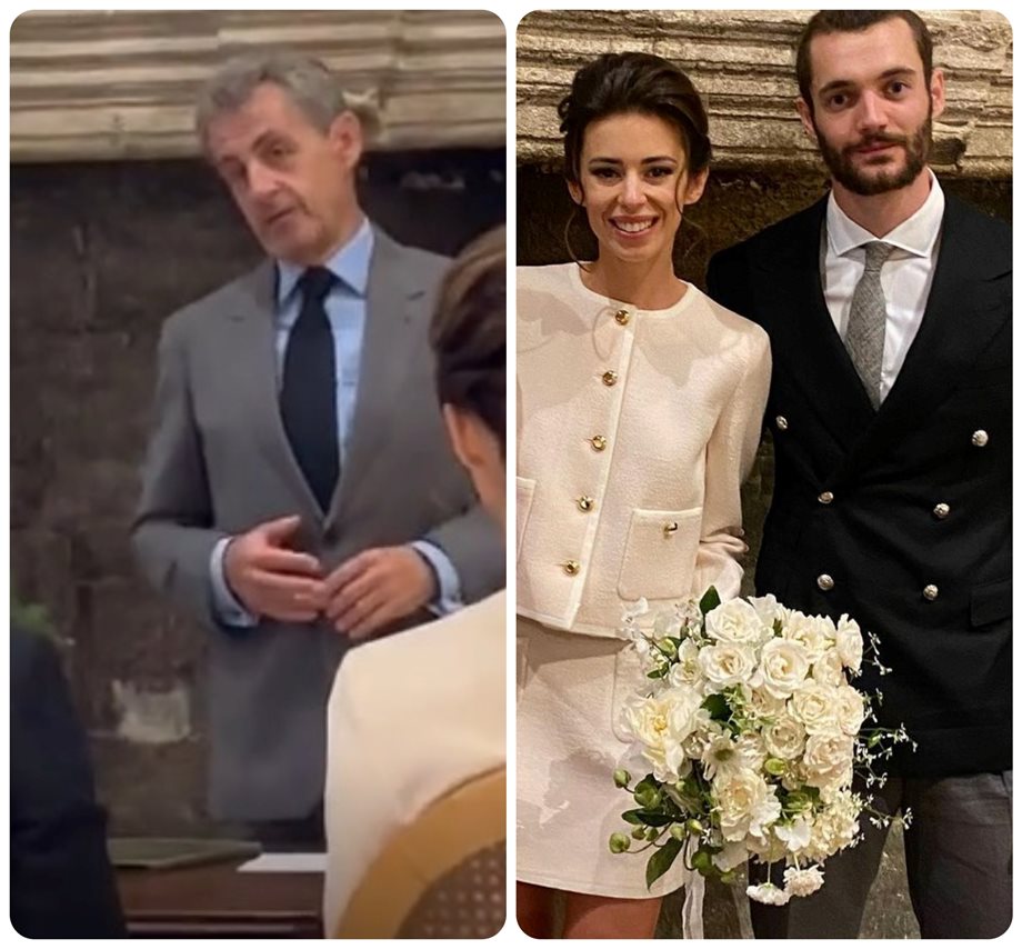 Νικολά Σαρκοζί: Παντρεύτηκε ο γιος του, Λουί – Η διάσημη Ελληνίδα που βρέθηκε στον γάμο 