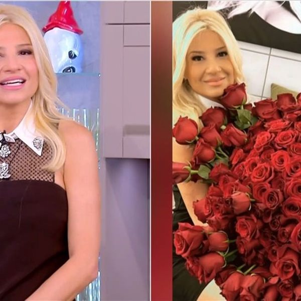 Φαίη Σκορδά: "Μου ήρθε μία ανθοδέσμη με 201 τριαντάφυλλα αλλά δεν ξέρω από ποιον"