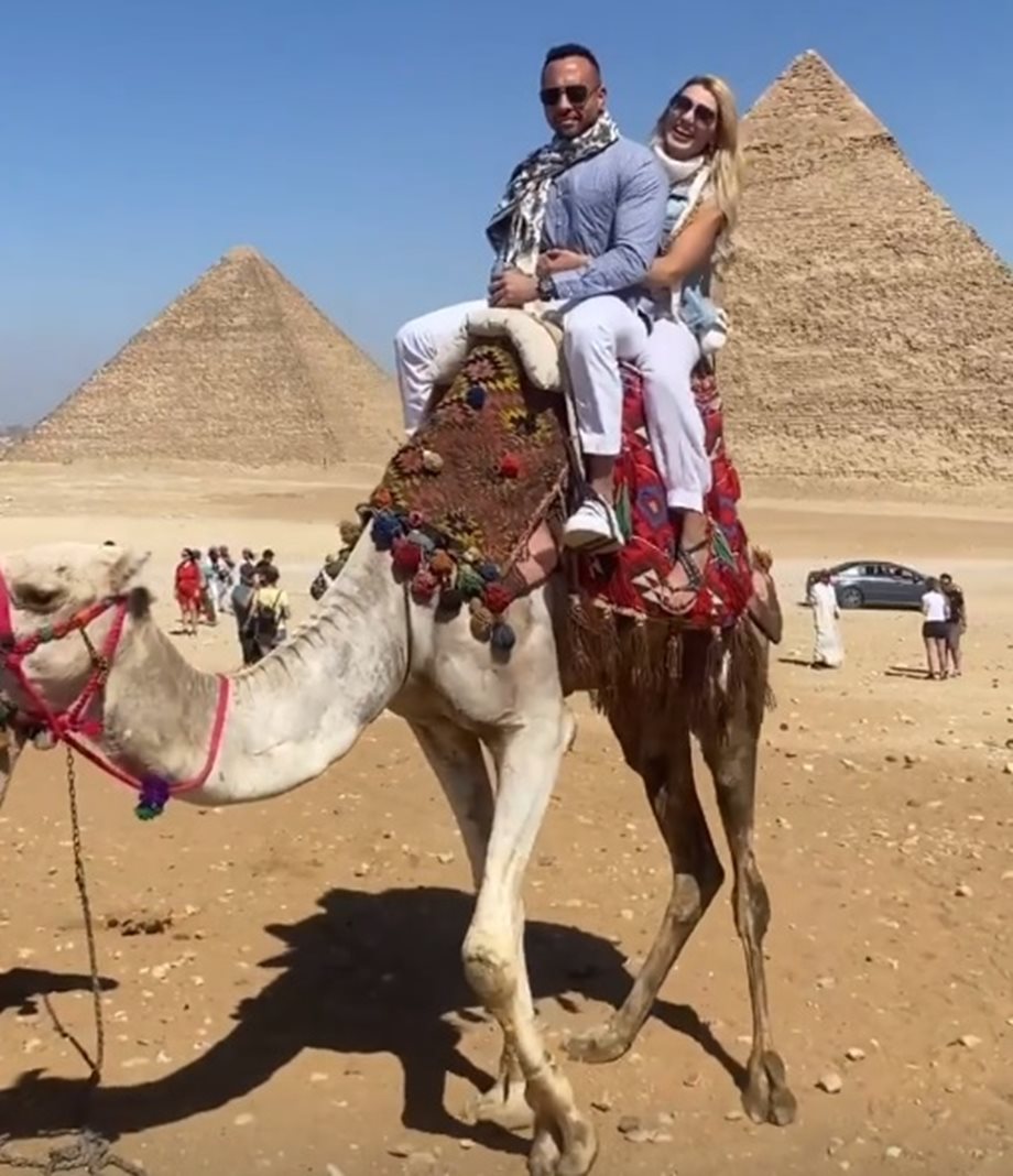 Κωνσταντίνα Σπυροπούλου: Ταξίδι στην Αίγυπτο με τον σύντροφό της, Βασίλη Σταθοκωστόπουλο 