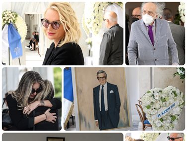 Ζάχος Χατζηφωτίου: Το τελευταίο αντίο στο δημοσιογράφο και συγγραφέα στο Α’ Νεκροταφείο Αθηνών (Φωτογραφίες) 