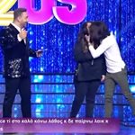 J2US – Τελικός: Το on air φιλί της Κατερίνας Ζαρίφη και του Αναστάσιου Ράμμου 