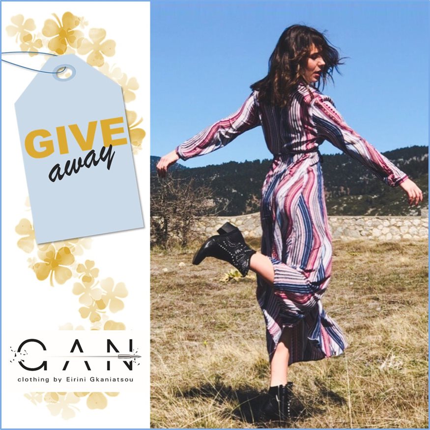 INSTAGRAM ΔΙΑΓΩΝΙΣΜΟΣ – 5 τυχερές θα κερδίσουν ένα φόρεμα GAN - clothing by Eirini Ganiatsou!