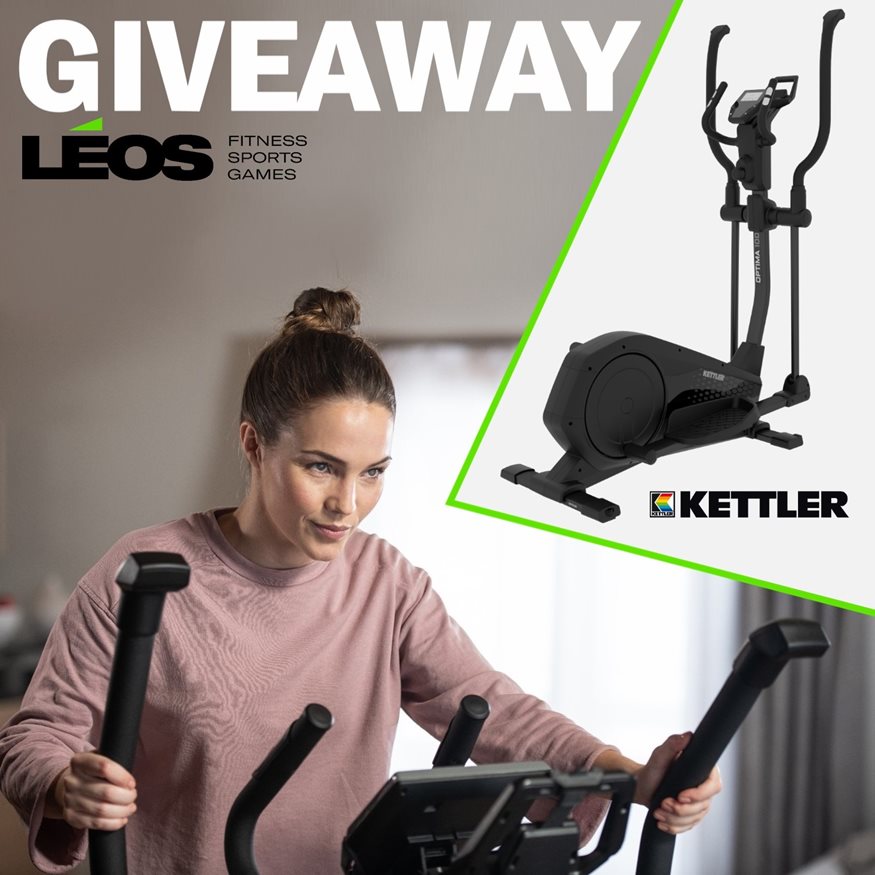 Ένας υπερτυχερός θα κερδίσει ένα ελλειπτικό KETTLER από την Leos Fitness & Gym Equipment!