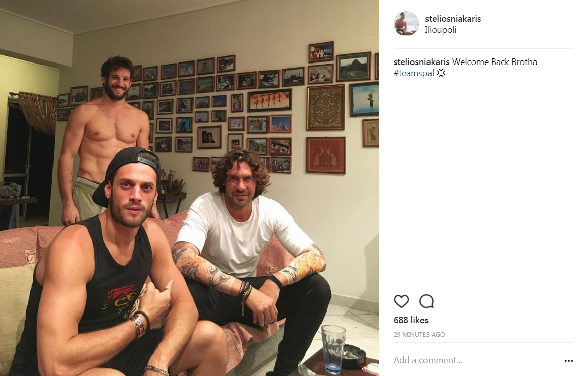 Η πρώτη φωτογραφία του Σπαλιάρα στο Instagram μετά το Survivor.