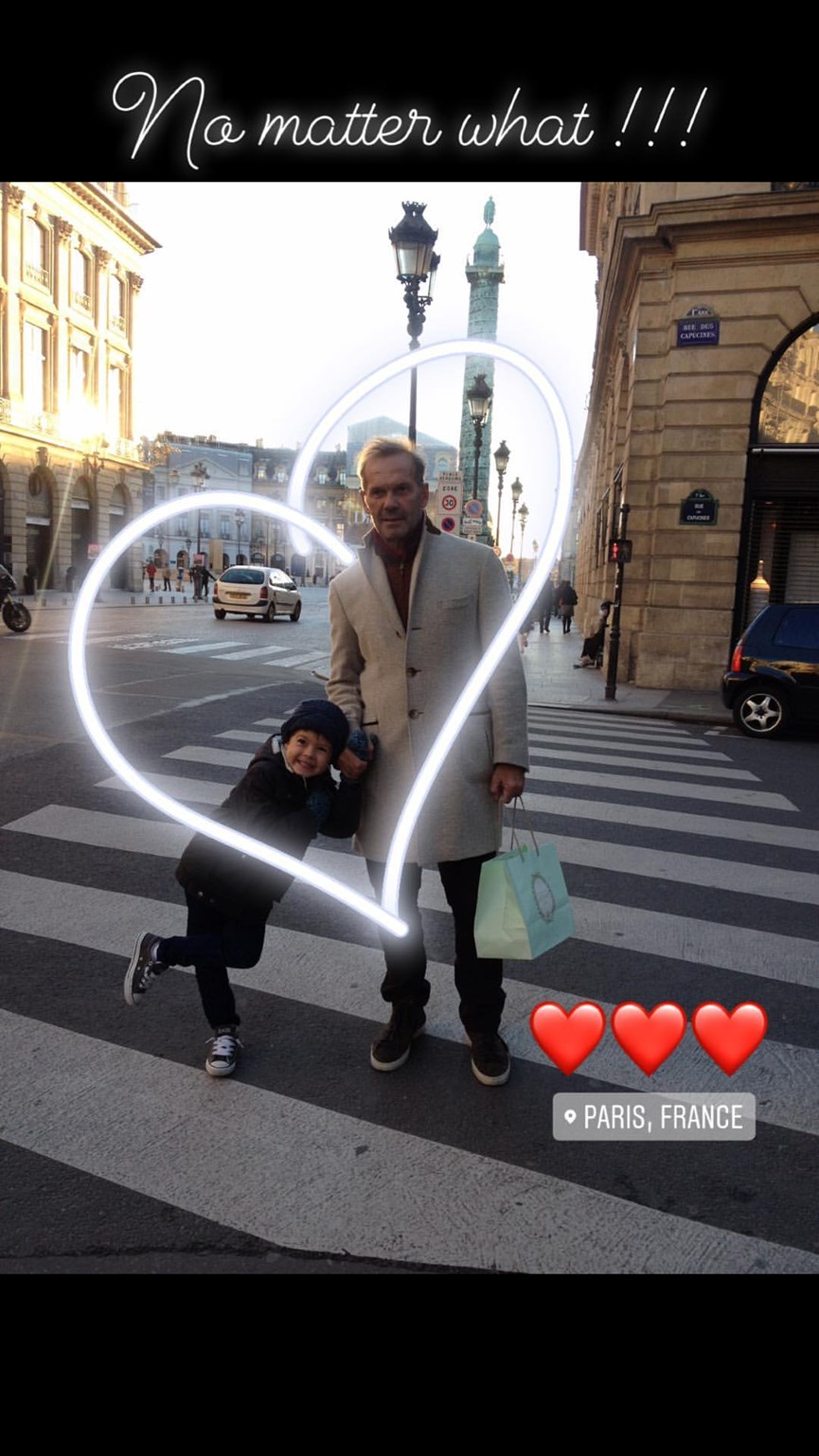 Ο Πέτρος Κωστόπουλος με την κόρη του