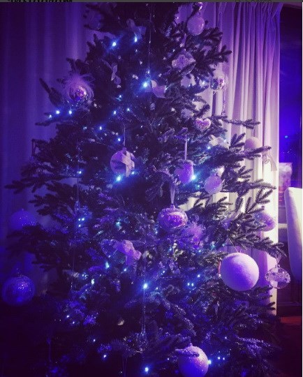Χριστουγεννιάτκο δέντρο στο σπίτι της Χριστίνας Κωλέτσα.