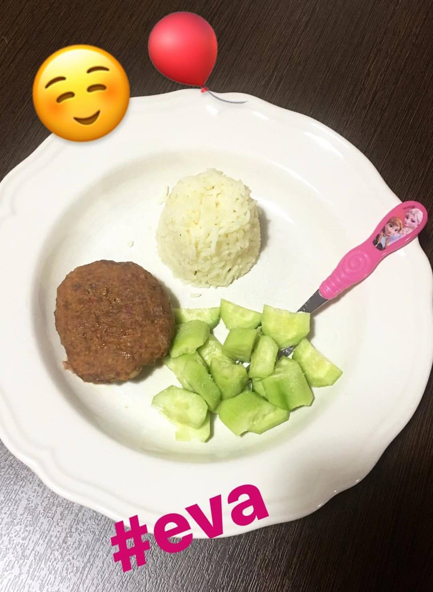 Το γεύμα της κόρης της Βάσως Λασκαράκη στο instagram