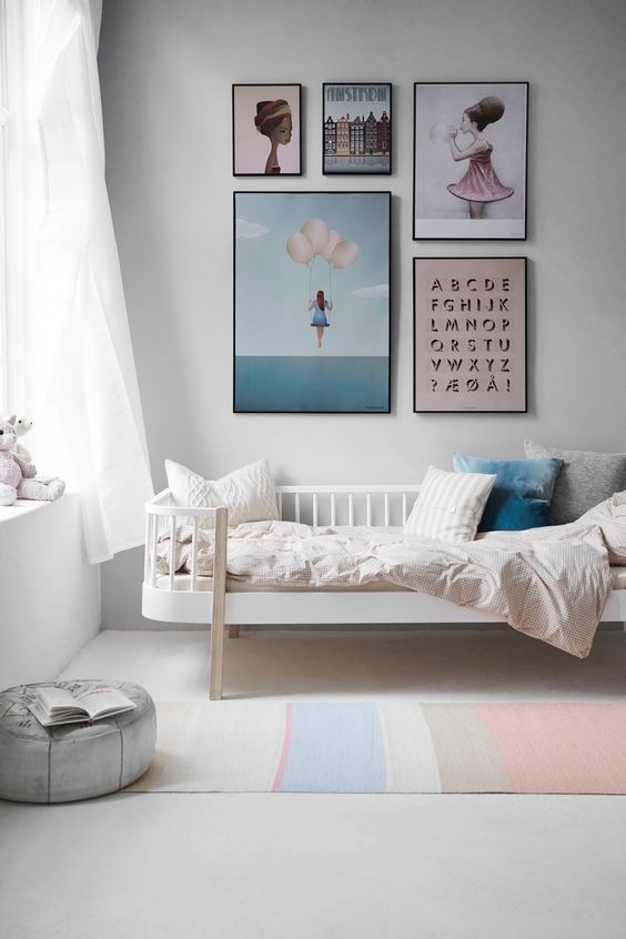 Παιδικό δωμάτιο με pastel πινελιές