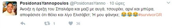 Ο Ποσειδωνας Γιαννόπουλος σχολιάζει το Survivor