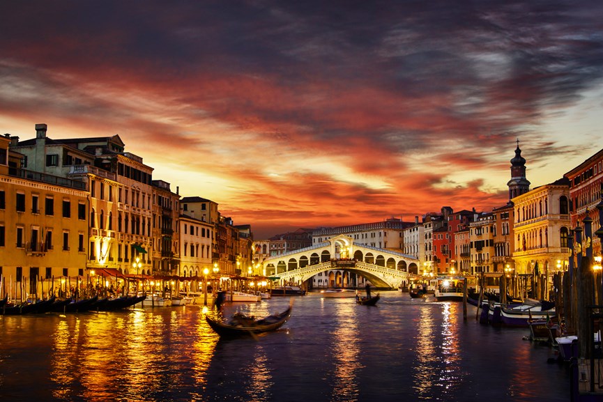 Ηλιοβασίλεμα στη Βενετία